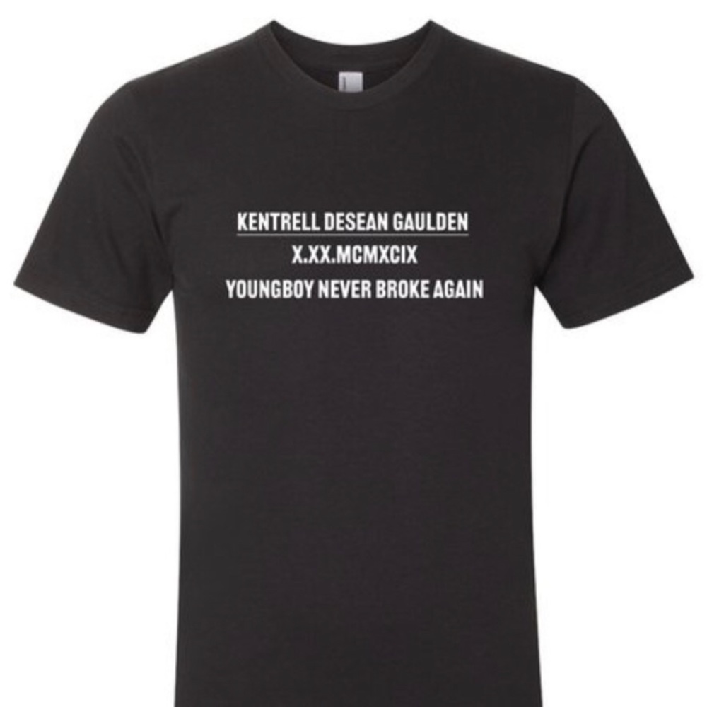 YoungBoy Never Broke Again, limited custom T-Shirt